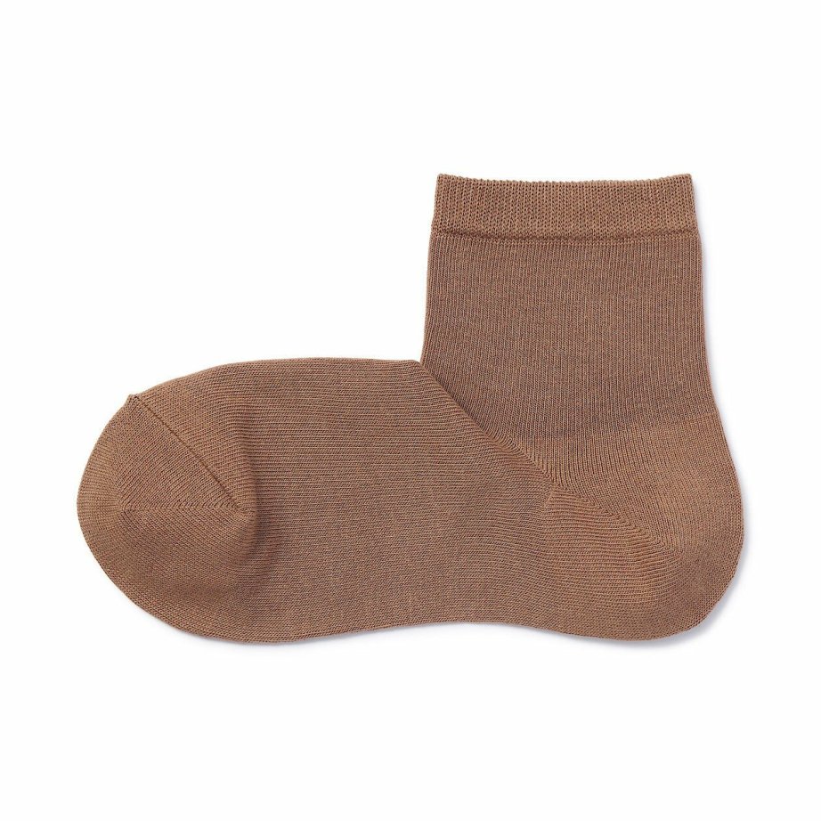 Shoes & Accessories MUJI  | Right Angle Loose Top Short Socks 21-27Cm