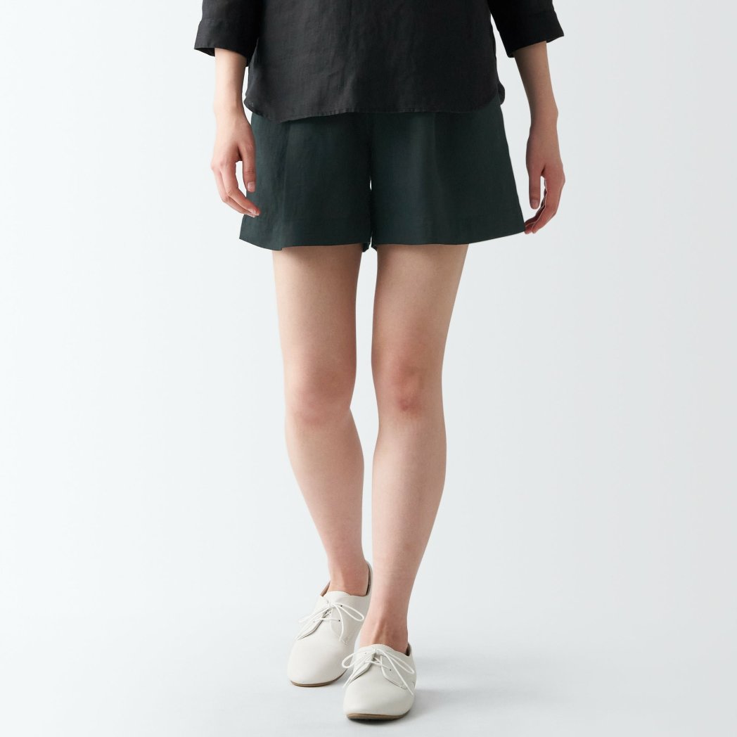 Women MUJI Shorts & Skirts | Women'S Hemp Short Pants